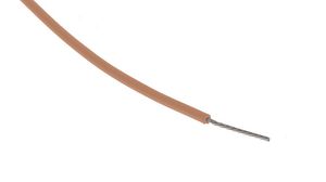 Stranded Wire PTFE 0.34mm² Silver-Plated Copper Orange 100m